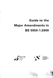 Guide to the major amendments in BS 5950-1:2000