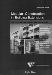 Modular construction in building extensions: New floors and new facilities using modular units