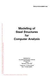 Modelling of steel structures for computer analysis