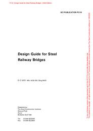 Design guide for steel railway bridges