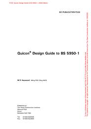 Quicon® - Design guide to BS 5950-1