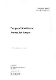 Design of steel portal frames for Europe