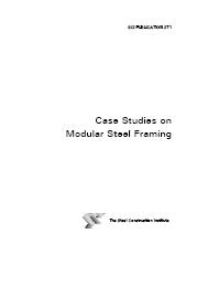Case studies on modular steel framing