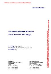 Precast concrete floors in steel framed buildings