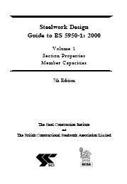 Steelwork design guide to BS 5950-1:2000. Volume 1 - section properties, member capacities (Blue book). 7th edition