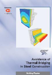 Avoidance of thermal bridging in steel construction
