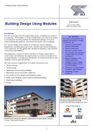 Building design using modules
