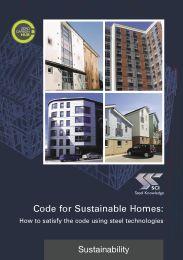 Code for sustainable homes: how to satisfy the code using steel technologies