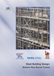 Steel building design: medium rise braced frames: in accordance with Eurocodes and the UK National Annexes