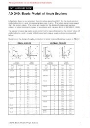 Elastic moduli of angle sections