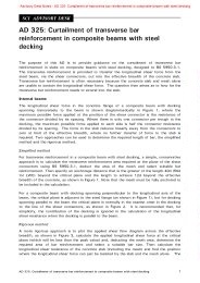 Curtailment of transverse bar reinforcement in composite beams with steel decking