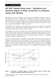 Headed shear studs - resistance and minimum degree of shear connection in composite beams with decking