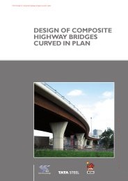 Design of composite highway bridges curved in plan