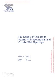 Fire design of composite beams with rectangular and circular web openings