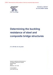 Determining the buckling resistance of steel and composite bridge structures