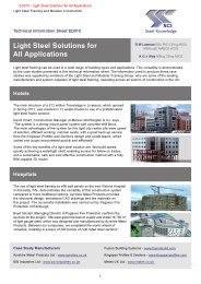 Light steel solutions for all applications
