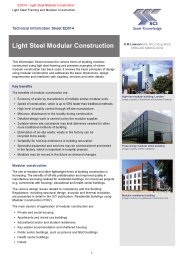 Light steel modular construction