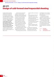 Design of cold-formed steel trapezoidal sheeting
