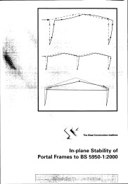In-plane stability of portal frames to BS 5950-1:2000