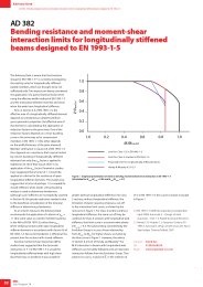 Bending resistance and moment-shear interaction limits for longitudinally stiffened beams designed to EN 1993-1-5