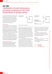 Clarification of notch dimensions and shear resistances in SCI P358 (Green book on simple joints)