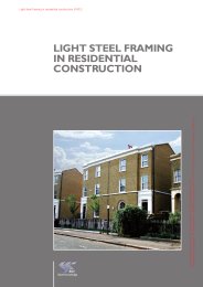 Light steel framing in residential construction