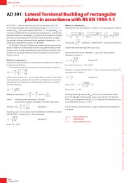 Lateral torsional buckling of rectangular plates in accordance with BS EN 1993-1-1