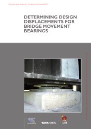 Determining design displacements for bridge movement bearings