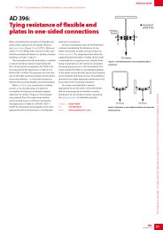 Tying resistance of flexible end plates in one-sided connections