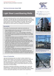 Light steel load-bearing walls