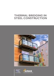 Thermal bridging in steel construction