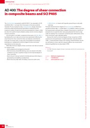 Degree of shear connection in composite beams and SCI P405