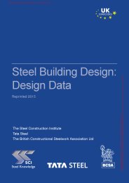 Steel building design: design data: in accordance with Eurocodes and the UK National Annexes
