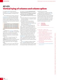 Vertical tying of columns and column splices