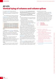 Vertical tying of columns and column splices