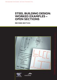 Steel building design: worked examples - open sections. Revised edition. In accordance with Eurocodes and the UK National Annexes