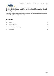 NCCI: critical axial load for torsional and flexural torsional buckling modes