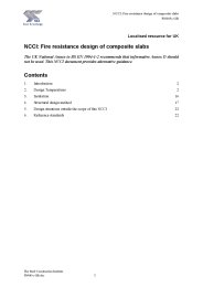 NCCI: fire resistance design of composite slabs