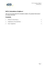 NCCI: calculation of alpha-cr