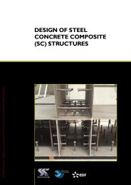 Design of steel concrete composite (SC) structures