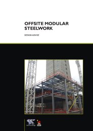 Offsite modular steelwork. Design advice