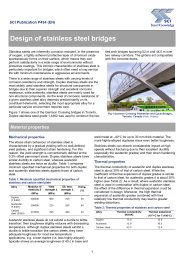 Design of stainless steel bridges