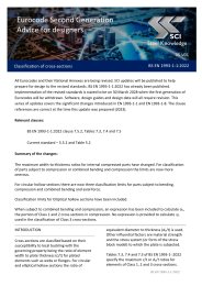 Classification of cross-sections (BS EN 1993-1-1:2022)