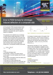 Error in P359 formula for shrinkage-induced deflection of a composite slab