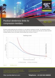 Practical slenderness limits for compression members