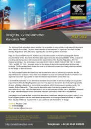 Design to BS 5950 and other standards V02