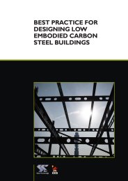Best practice for designing low embodied carbon steel buildings