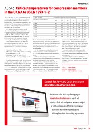 Critical temperatures for compression members in the UK NA to BS EN 1993-1-2