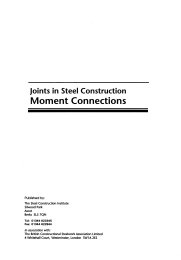 Joints in steel construction. Moment connections