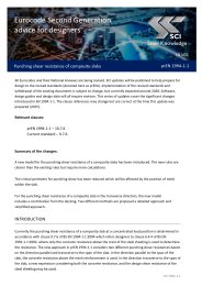 Punching shear resistance of composite slabs (prEN 1994-1-1)